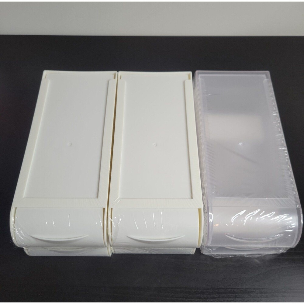 Stick on storage drawers